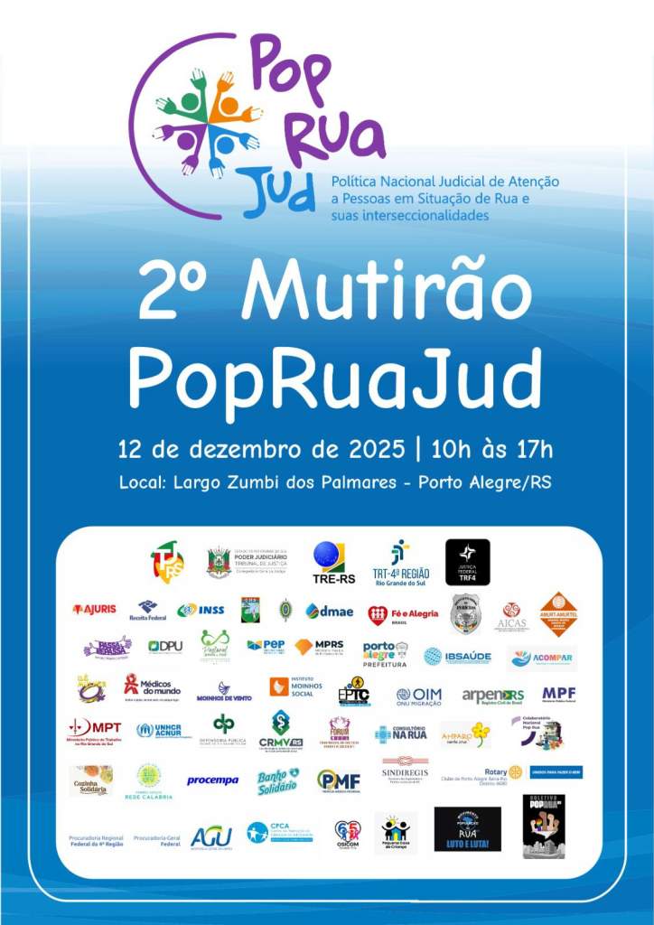 Card Pop Rua Jud, com informações que estão na matéria