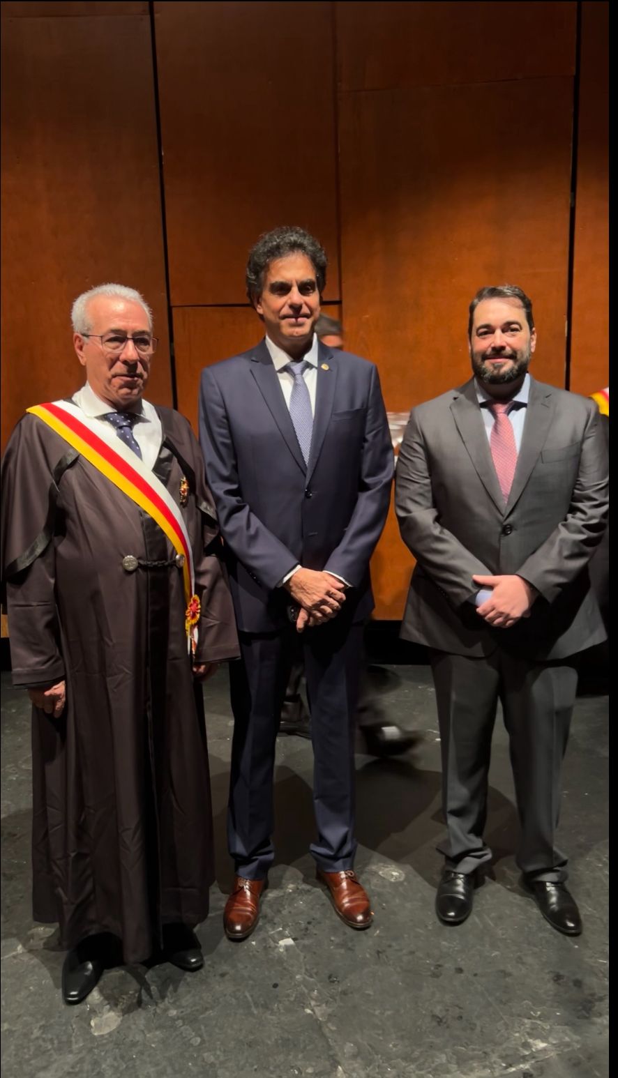 Des. Sebastião, Min. Vieira de Mello e Des. Alexandre