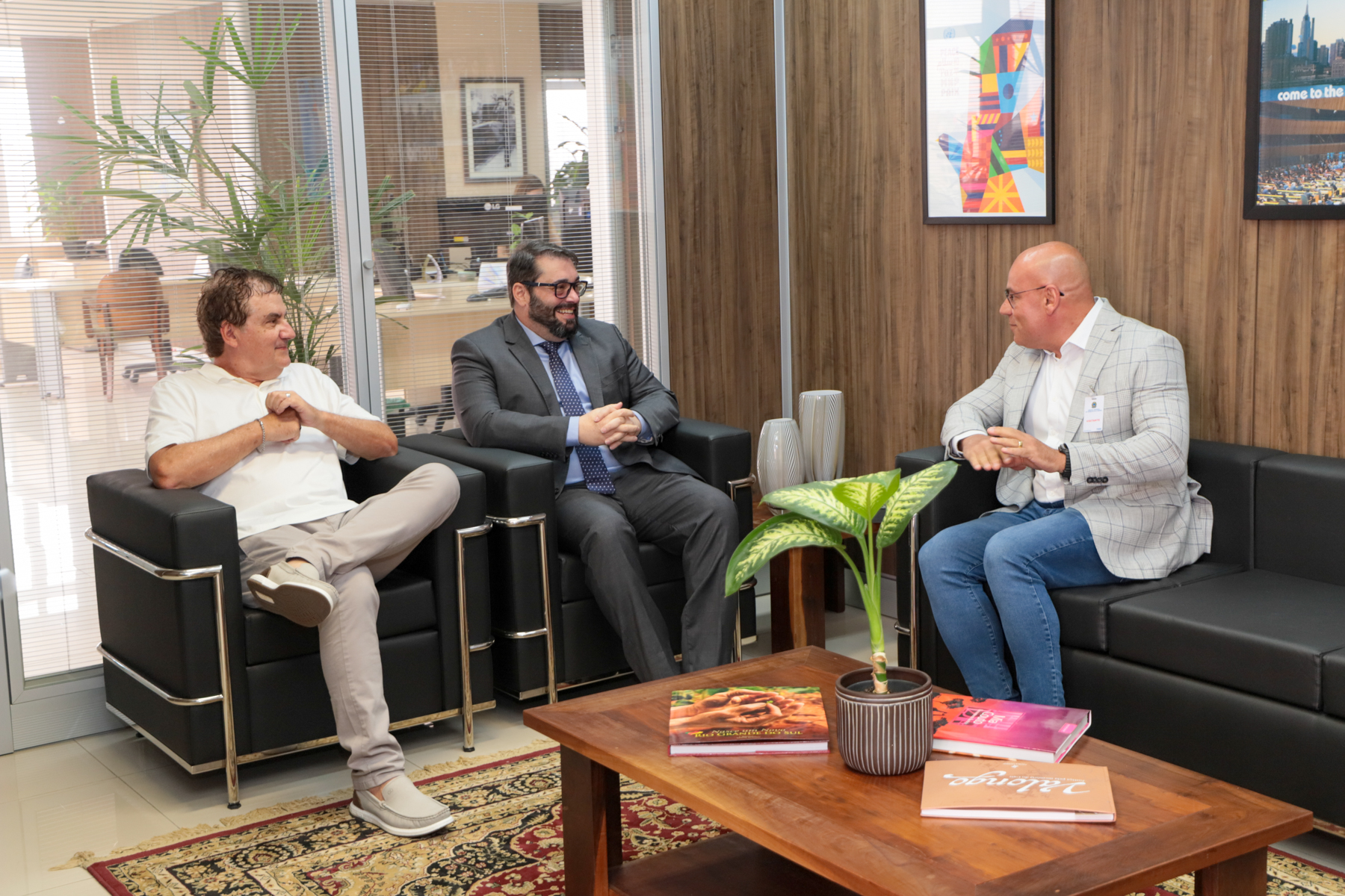 Evandro Krebs, Alexandre Cruz e Ivo Martini Jr.