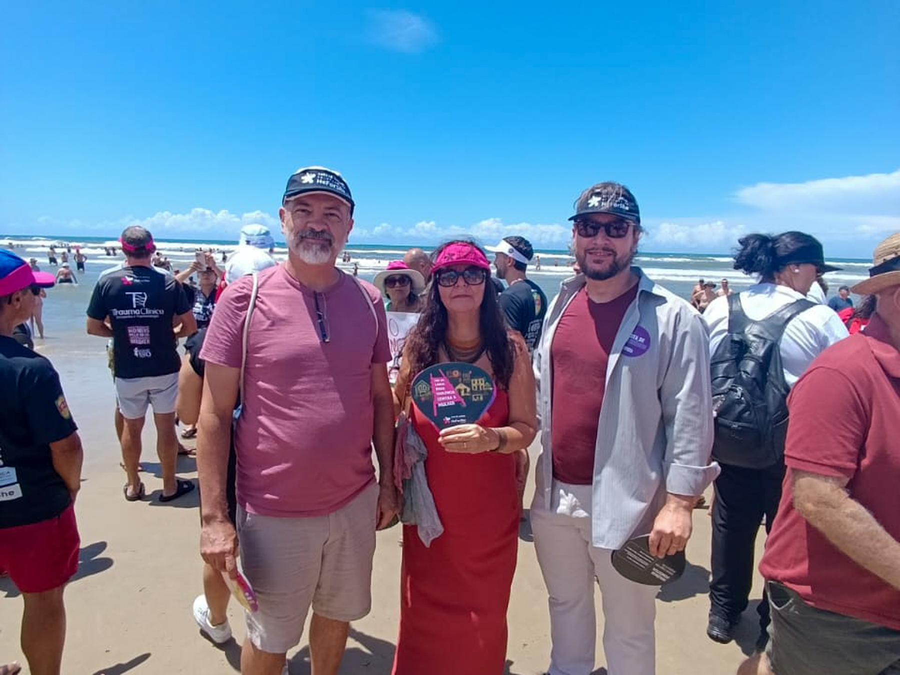 Márcio Martins, Lúcia Matos e Charles Kuhn