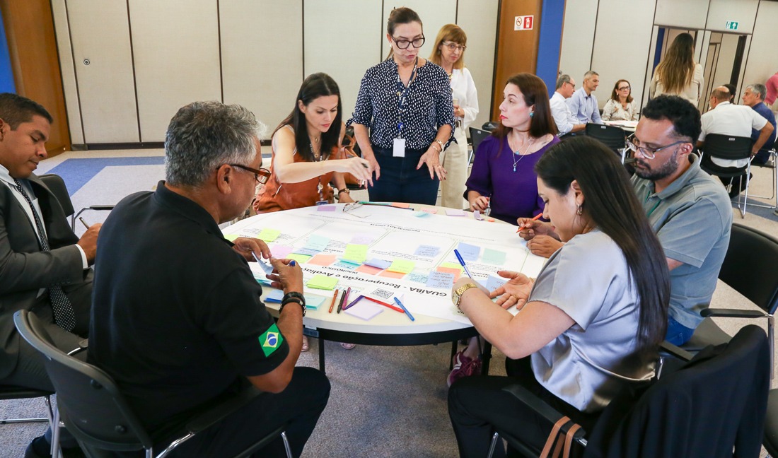 Oficina de Inovação para Planos de Contingência Socioambientais do Poder Judiciário.
