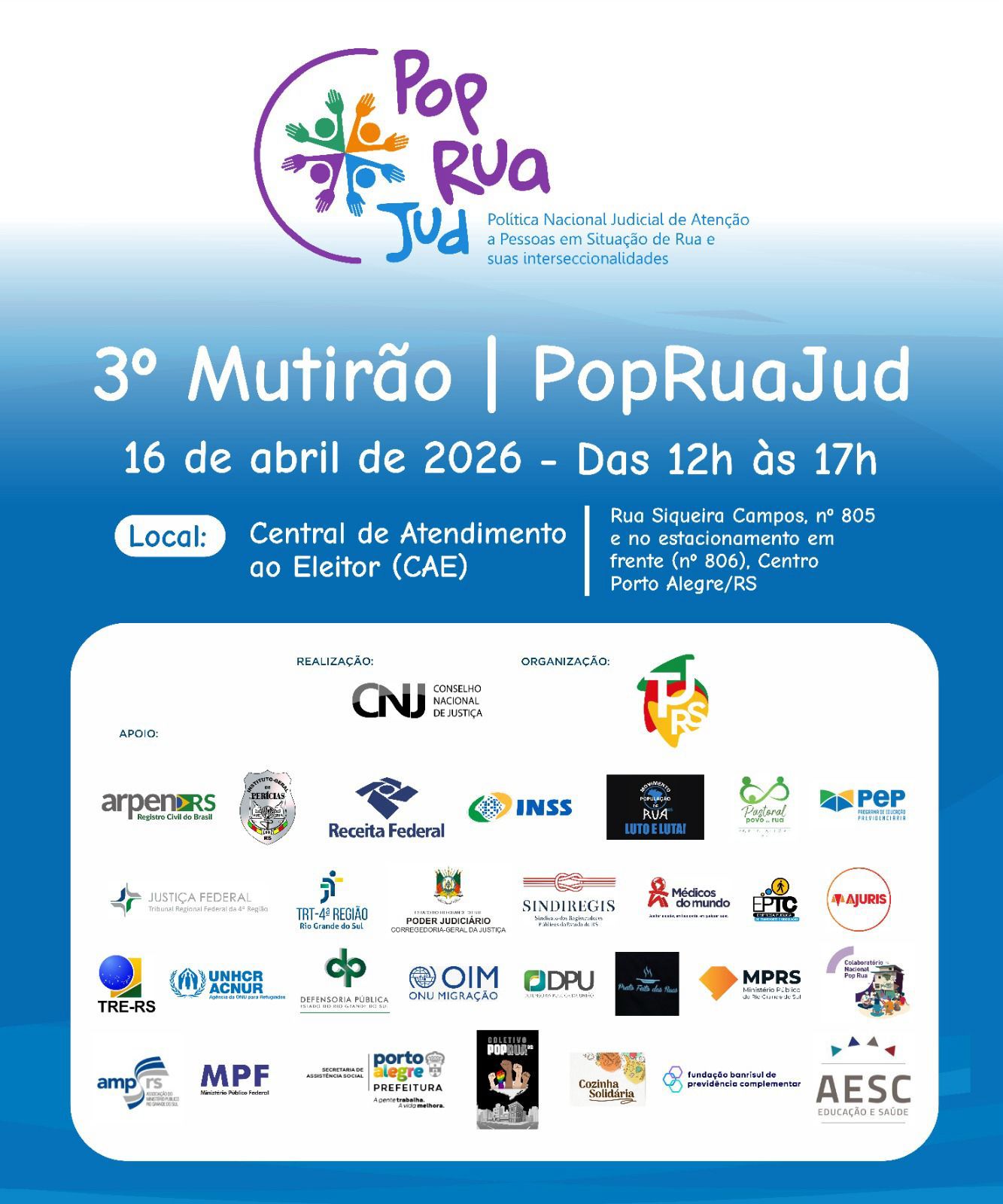 card de divulgação popruajud