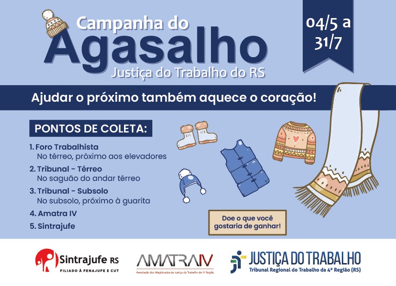 Card da Campanha do Agasalho 2026.