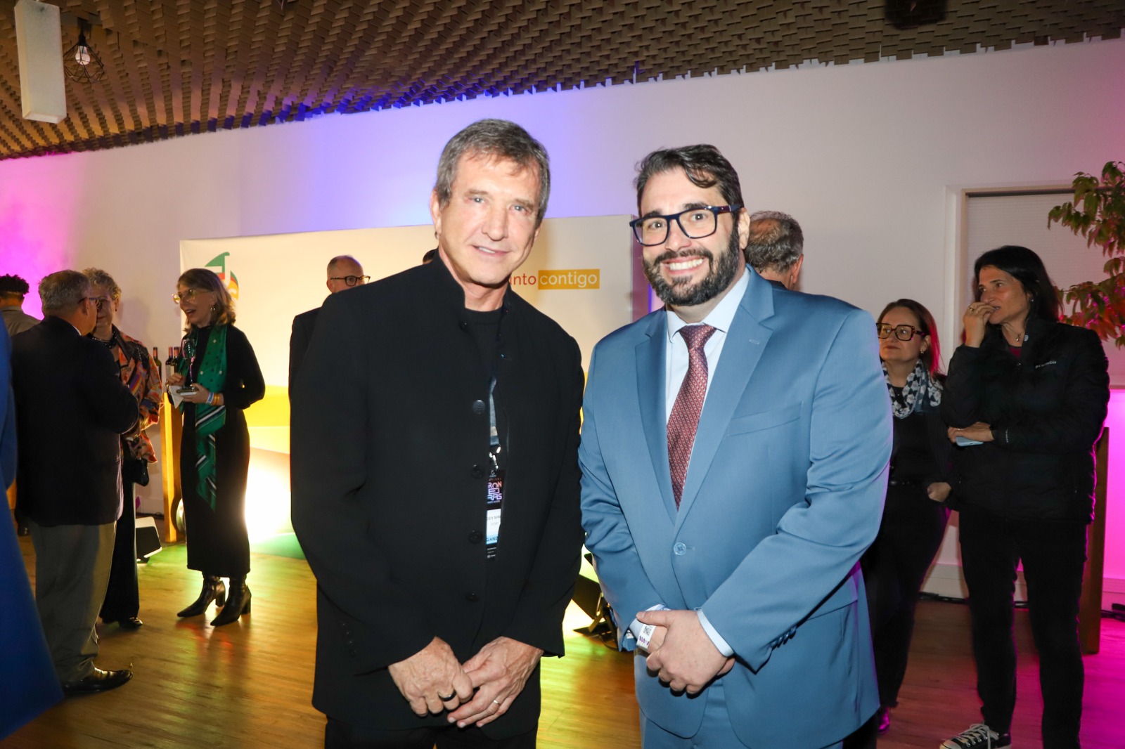Des. Alexandre com o idealizador do Fronteiras Dodi Sirena.