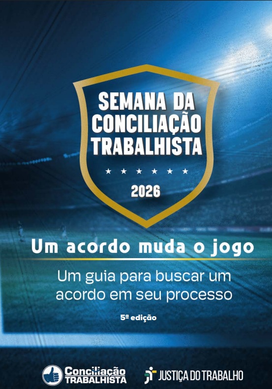 Capa da cartilha do TST