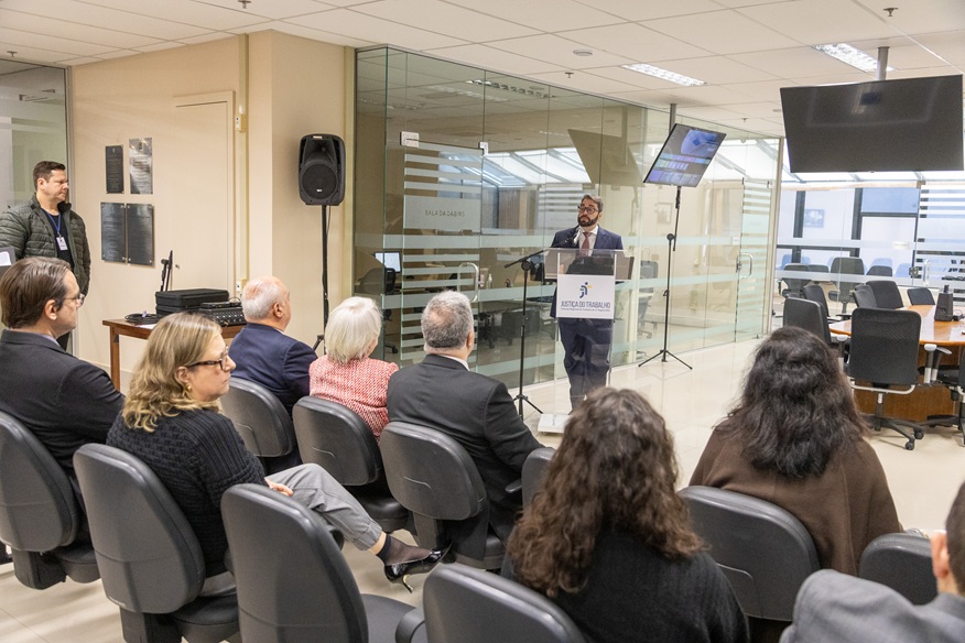 Cerimônia de abertura, no Cejusc 2º Grau