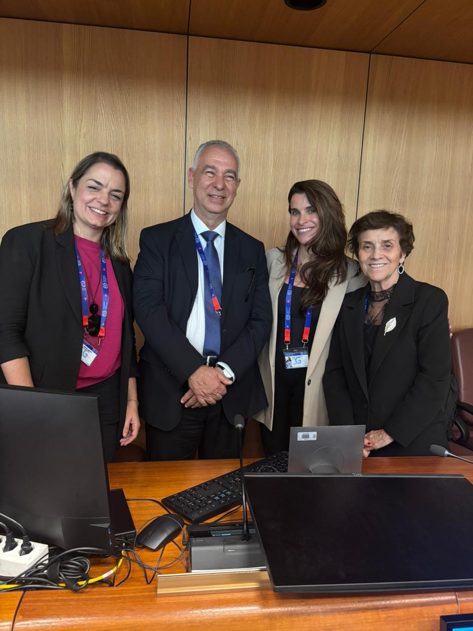 Gabriela Lacerda, Augusto César Leite, Carolina Paiva e Delaíde Arantes
