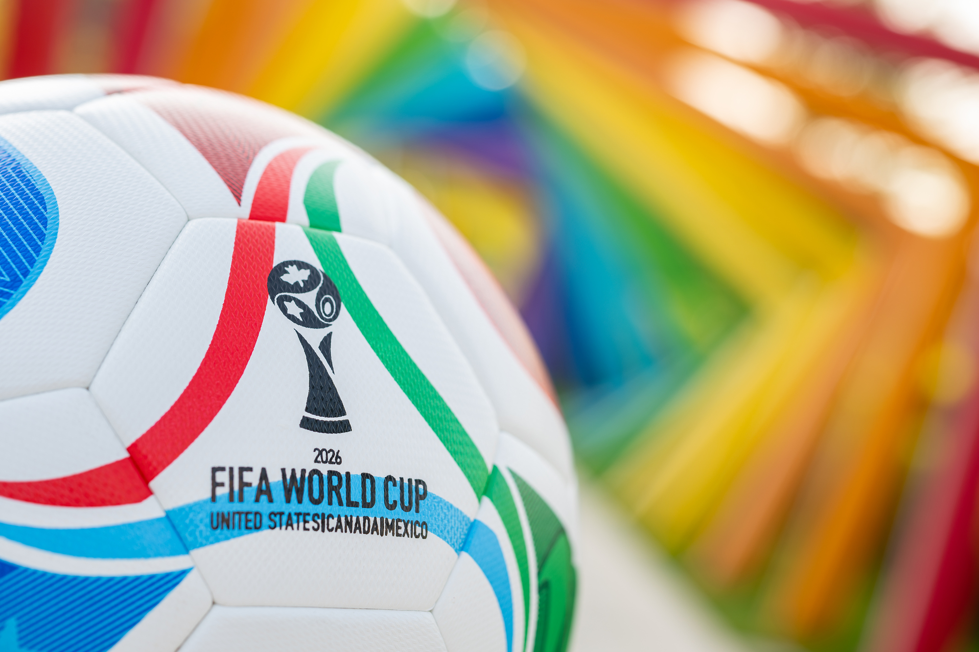 Foto da bola da Copa do Mundo 2026.