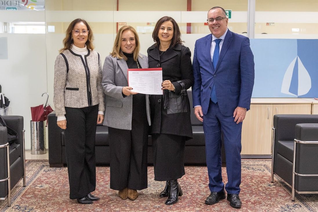 Na Escola Judicial: Adriana Fontoura, Maria Silvana Tedesco, Eliane Melgarejo e Eduardo Elyseu
