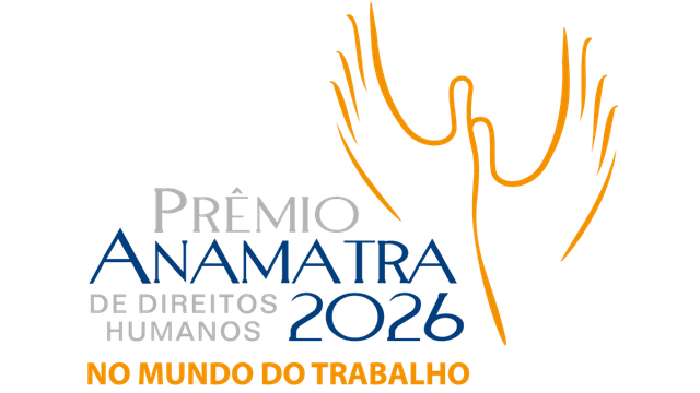 Logo do 12º Prêmio ANAMATRA de Direitos Humanos 2026.