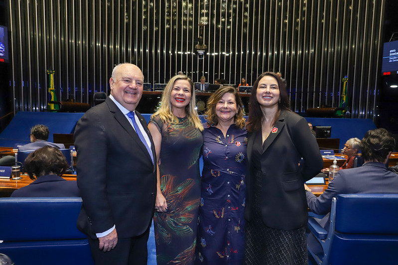 Luiz Antonio Colussi (ex-presidente da Anamatra), Noemia Porto (conselheira do CNJ), Carmen Gonzalez e Eliane Melgarejo (presidente da Amatra IV)