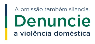 texto: a omissão também silencia. denuncie a violência doméstica.