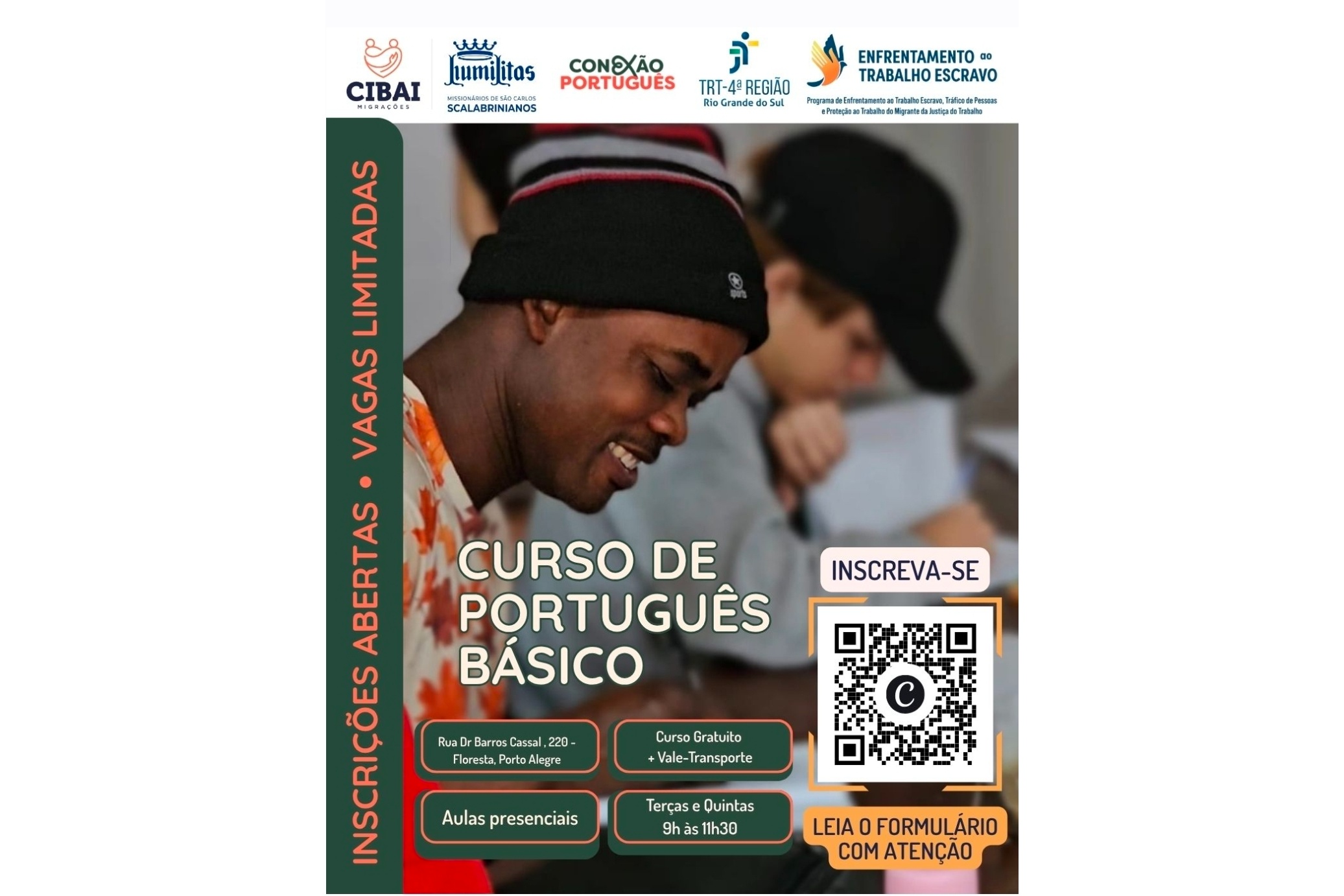 Card com informações sobre o curso