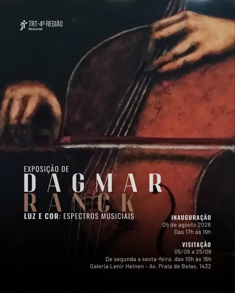 Card com informações sobre a exposição