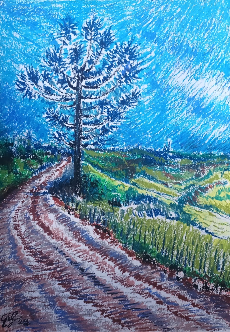 Uma das obras de Gilmar.