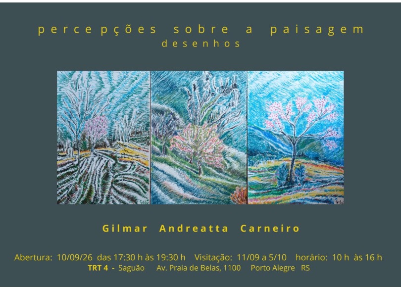 Card com informações e serviço da exposição