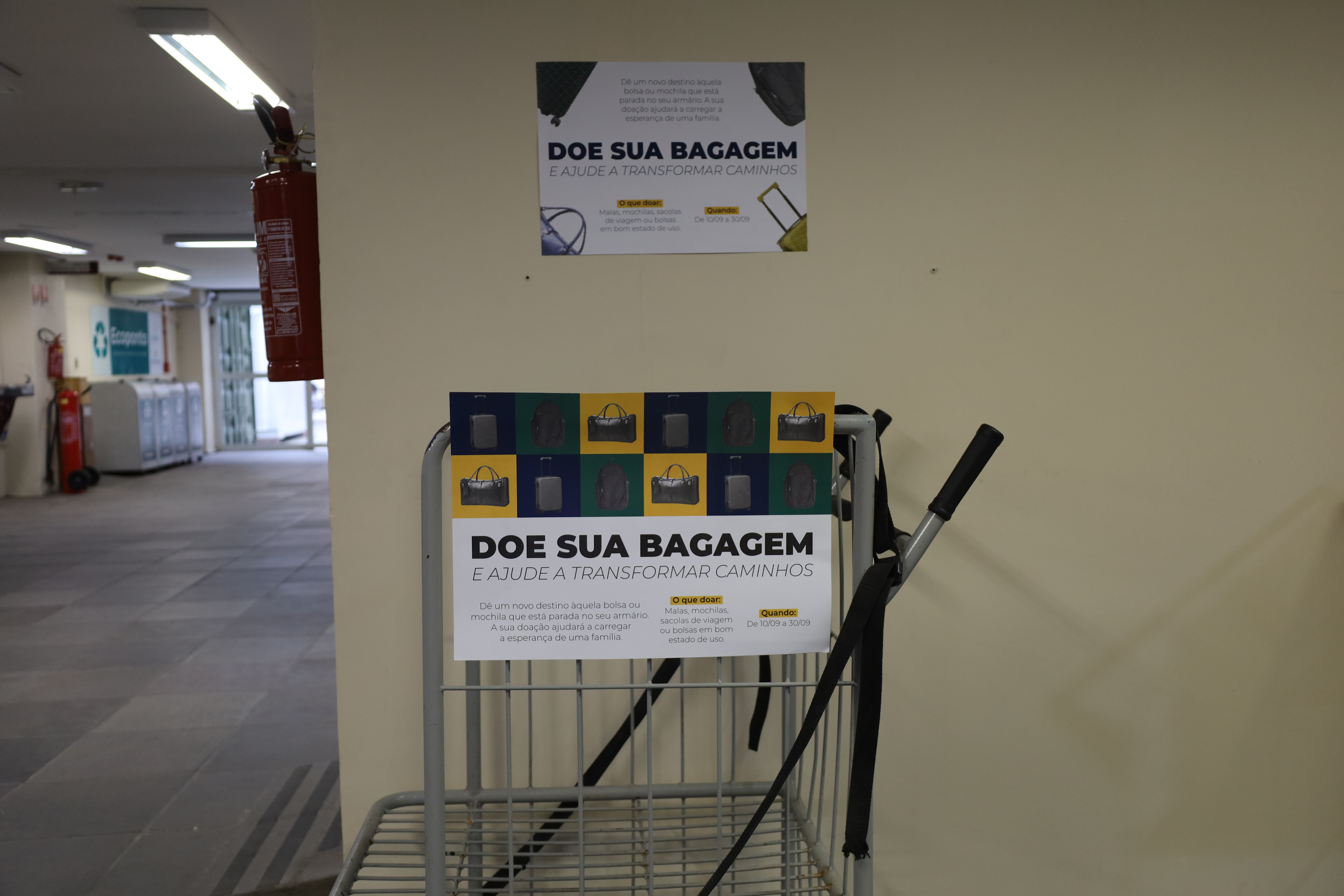 Coleta no Foro Trabalhista de Porto Alegre