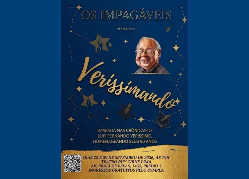 Card de divulgação da peça