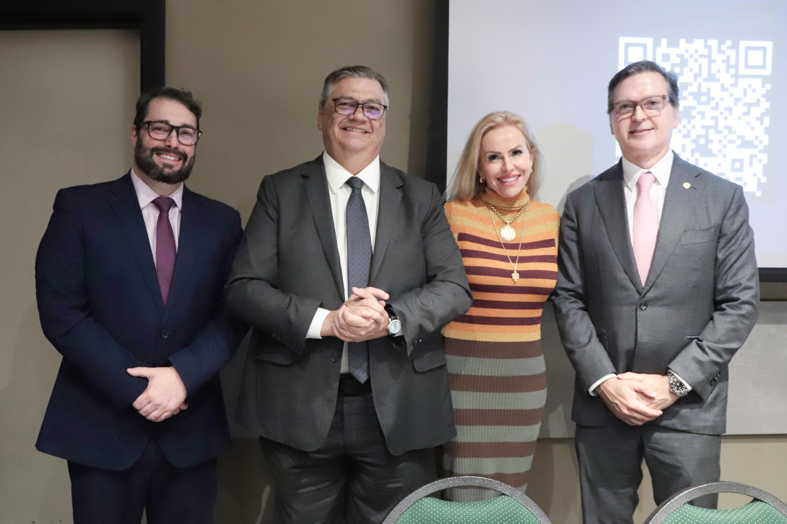 Alexandre Cruz, Flávio Dino, Giovana Farenzena e Douglas Rodrigues