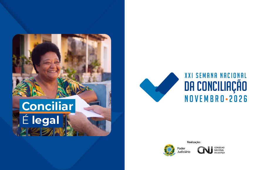 Banner da Semana da Conciliação
