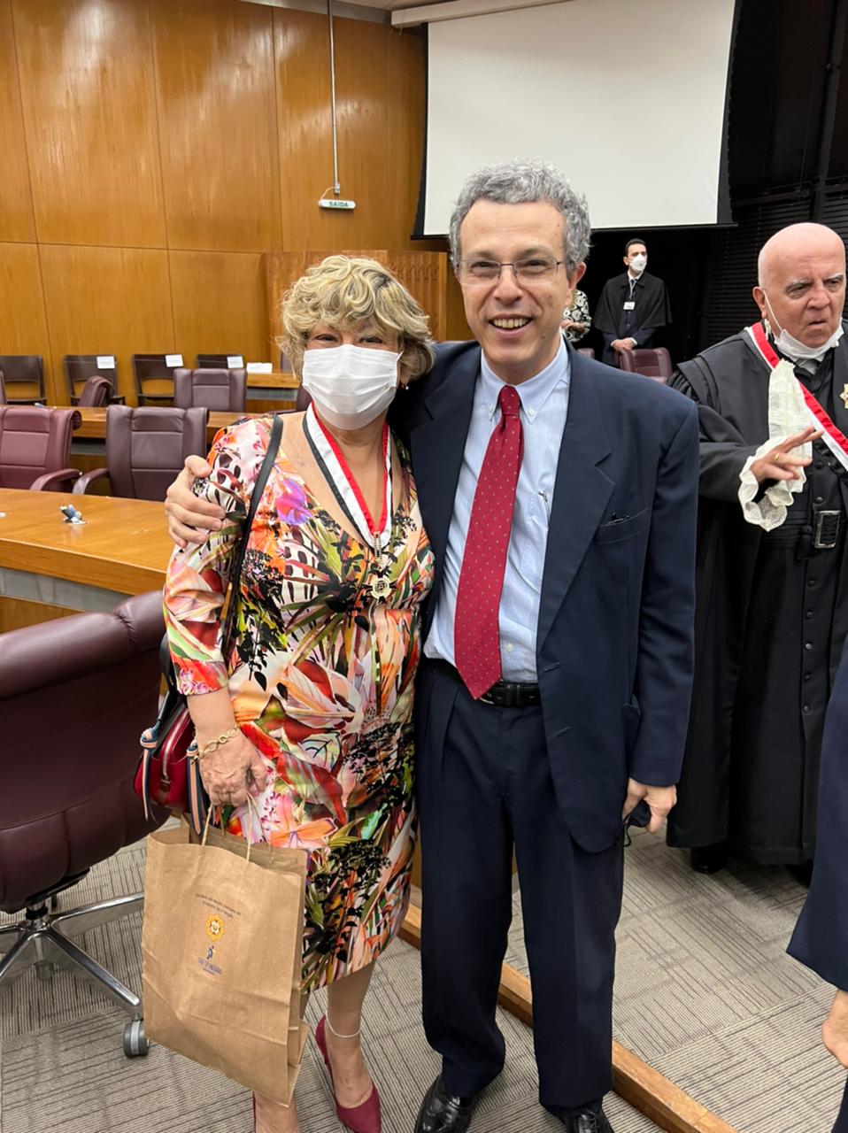 Desembargadoras Carmen Gonzalez e ministro Sérgio Pinto Martins (TST)