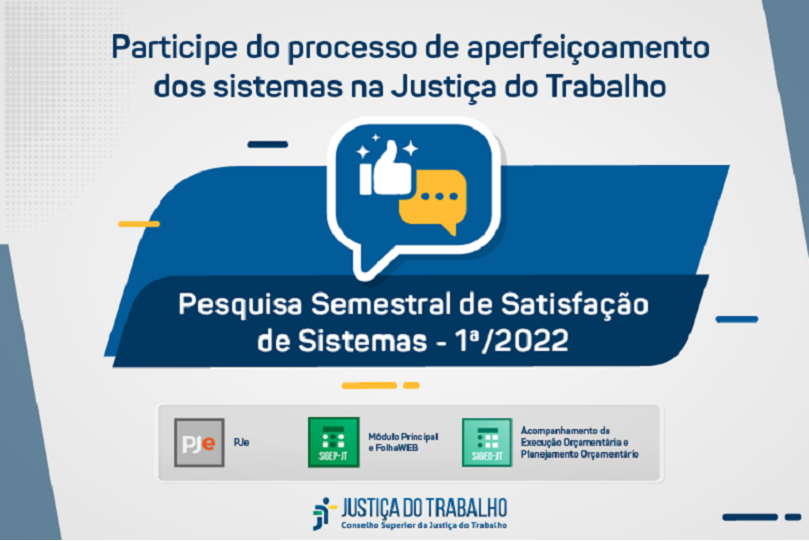 logomarca (mão fazendo sinal de positivo) e informações sobre a pesquisa.