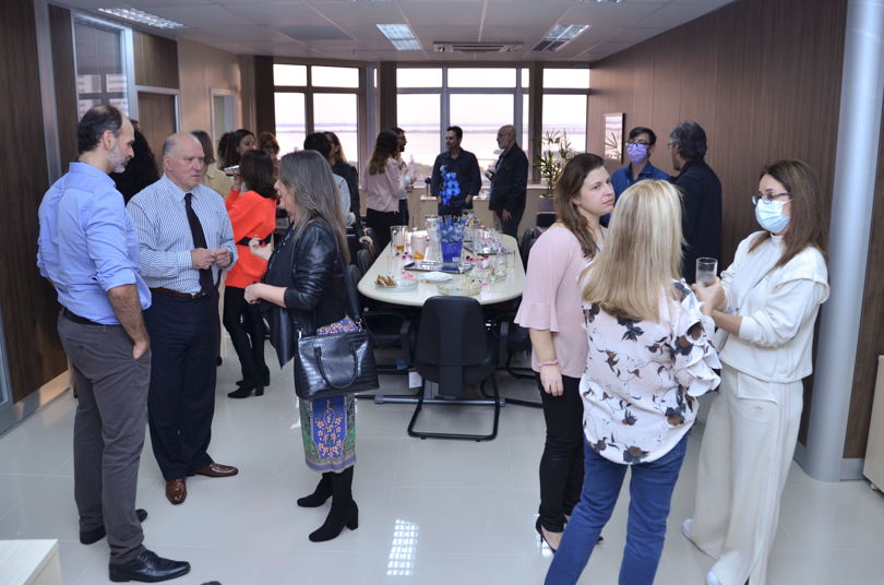 foto da inauguração da nova sala