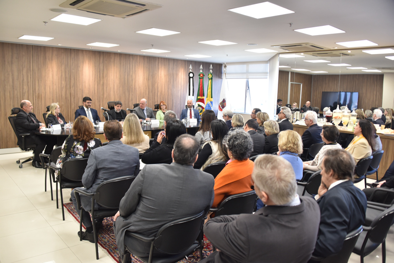 Reunião com os desembargadores do TRT-4