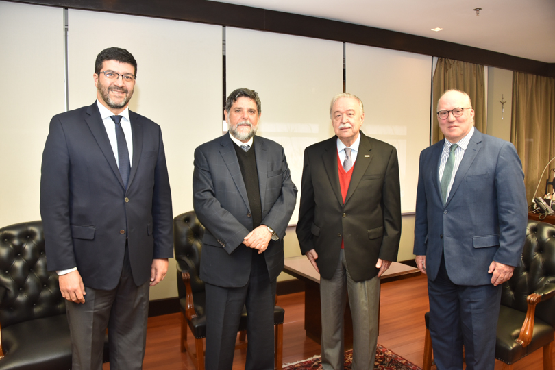 Des. Rossal, Min. Caputo Bastos, Gilberto Petry e Des. Martins Costa