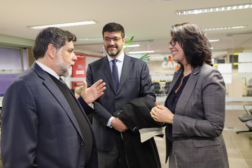 Visita ao Cejusc do 1º grau de Porto Alegre