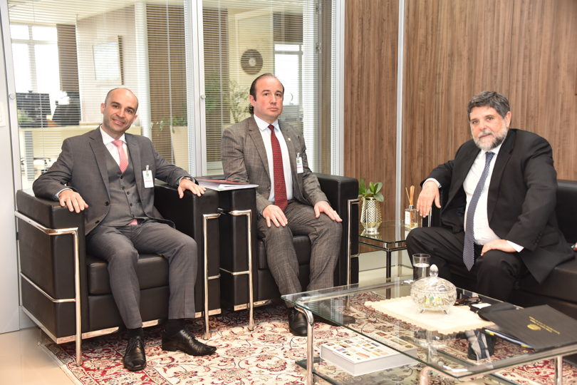 Reunião com advogados Deivti Dimitrios Porto dos Santos e Fabiano Garcia Severgnini