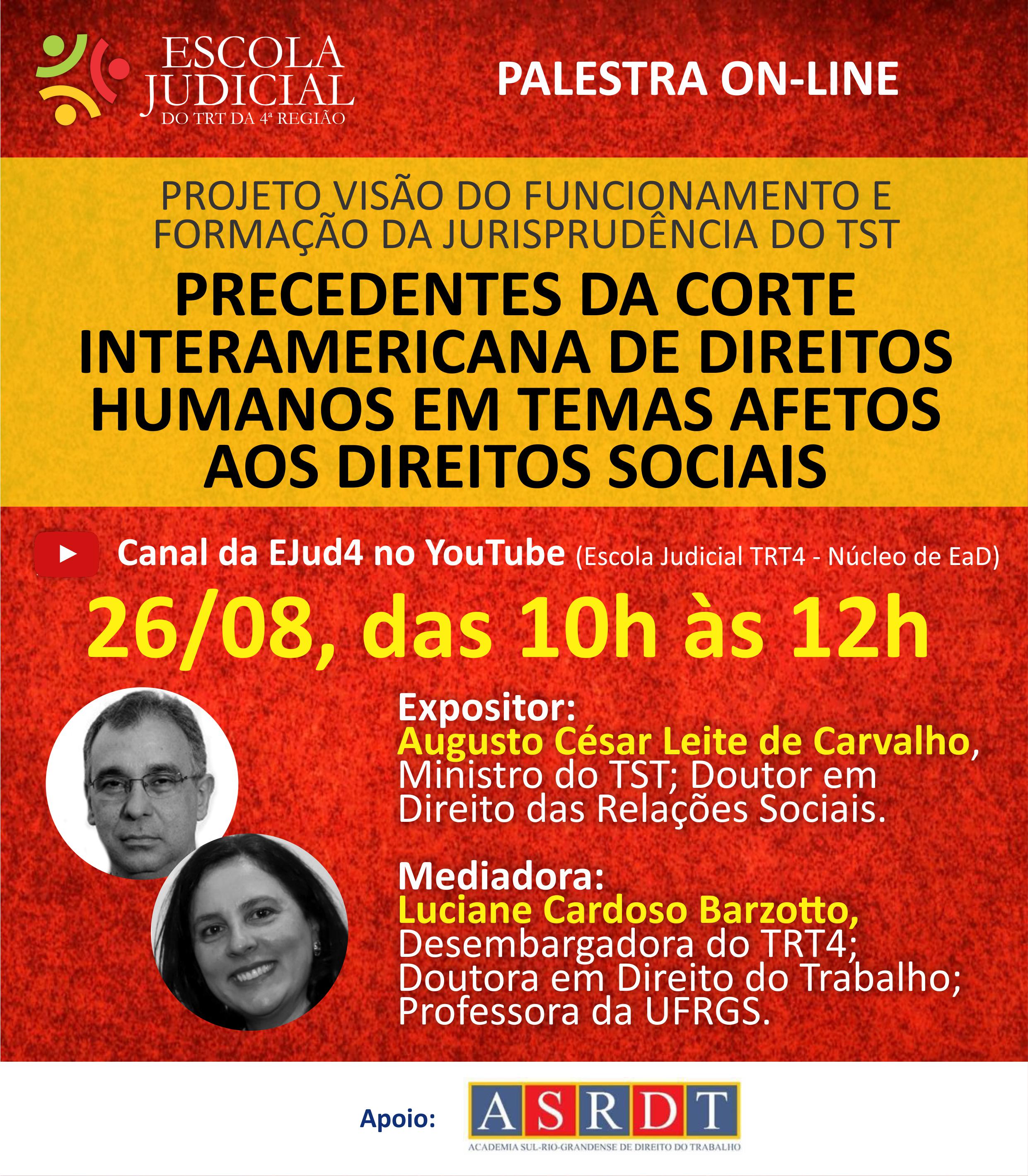 Card de divulgação do evento. Descrição detalhada ao final do texto da notícia.