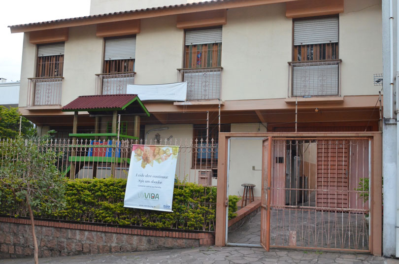 Fotografia da fachada da Pousada Solidariedade