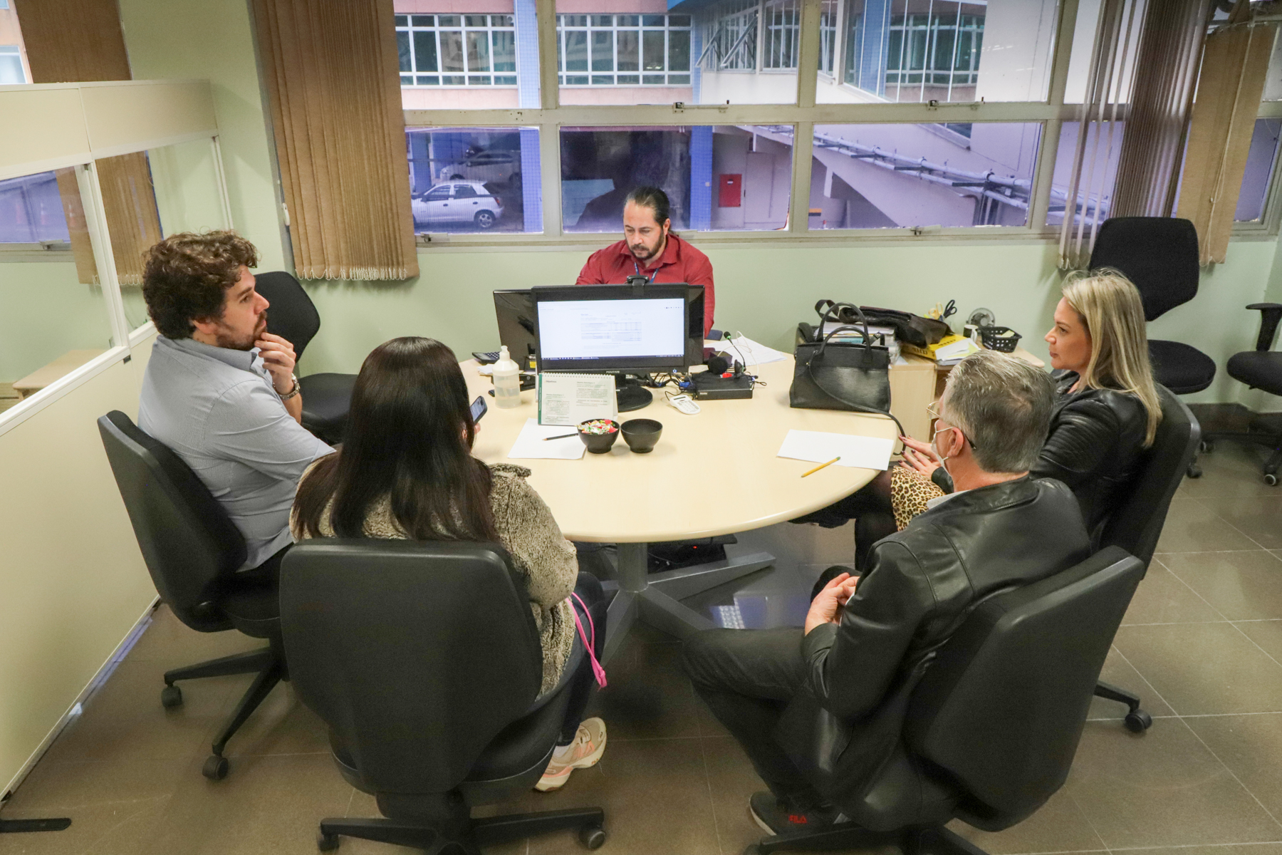 Audiência de conciliação no Cejusc 1º Grau de POA
