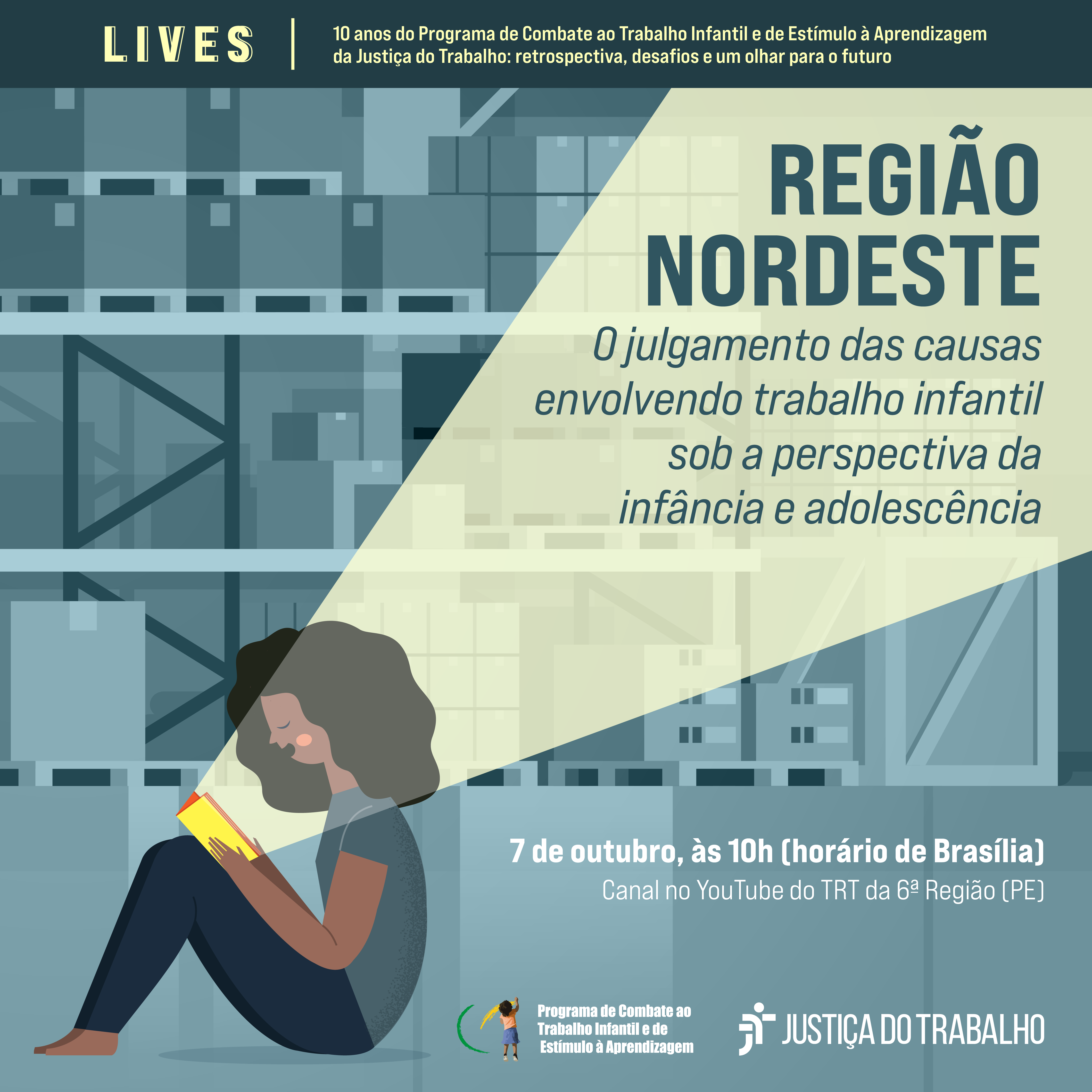 Arte para a live da região nordeste