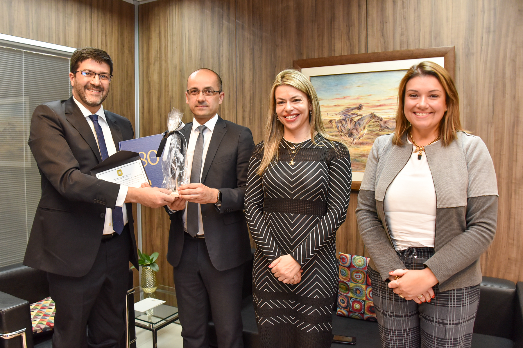 Des. Rossal, Del. Lopes, Del. Tolotti e Del. Viegas