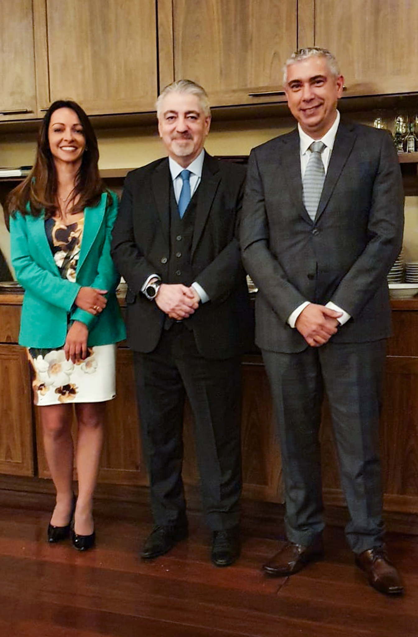Tatiana Pazinatto, Marcelo Porto e André Ricardo Chimello.