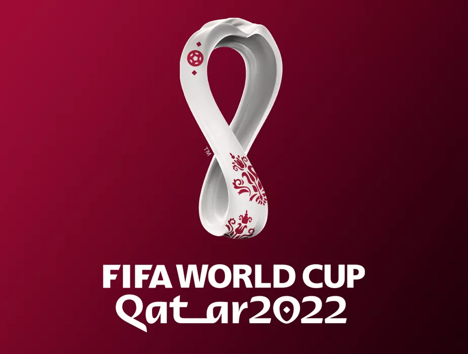 Logo oficial da Copa do Mundo 2022.