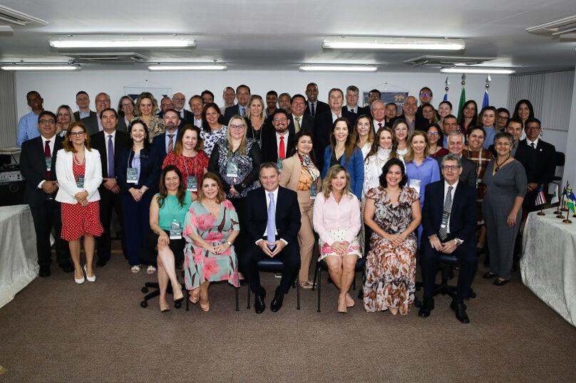 Foto oficial dos/as particpantes da 71ª edição do Conematra, em Recife (PE).