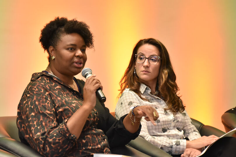 Letícia da Silva e Mariana Lerina