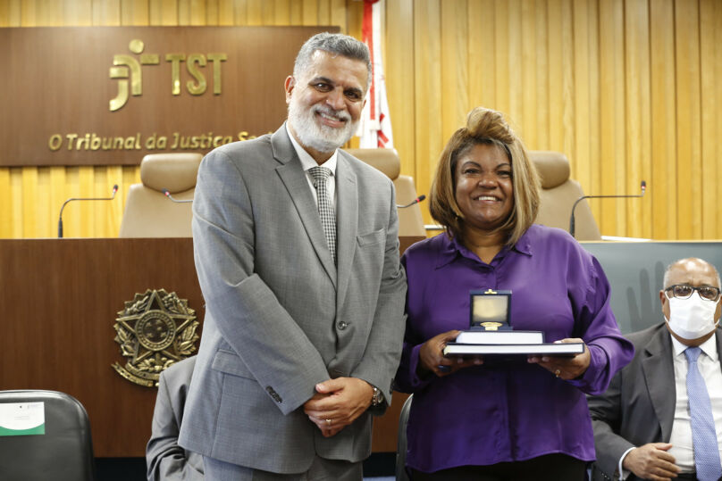 Ministro Lelio Bentes e Simone Diniz