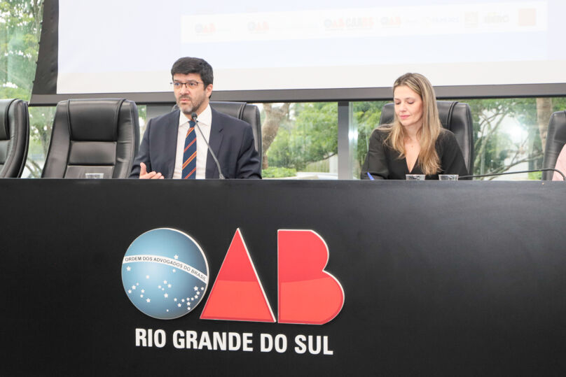 Des. Francisco Rossal e Adv. Josana Rivoli