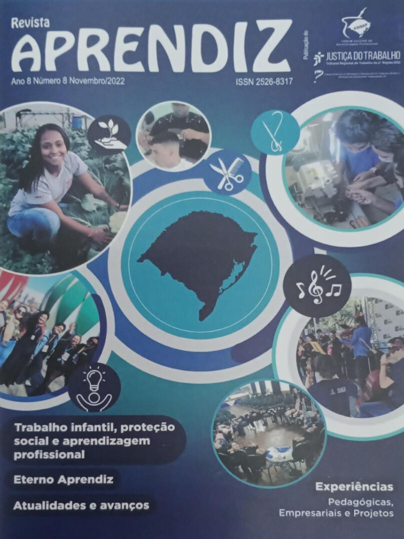 Capa da revista aprendiz.