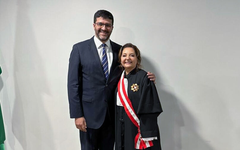 Francisco Rossal e Liana Chaub