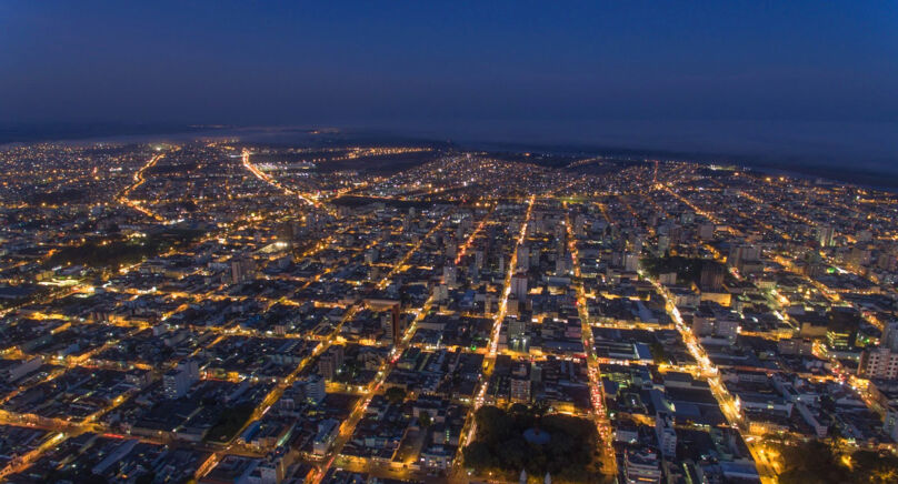 Vista aérea de Pelotas.