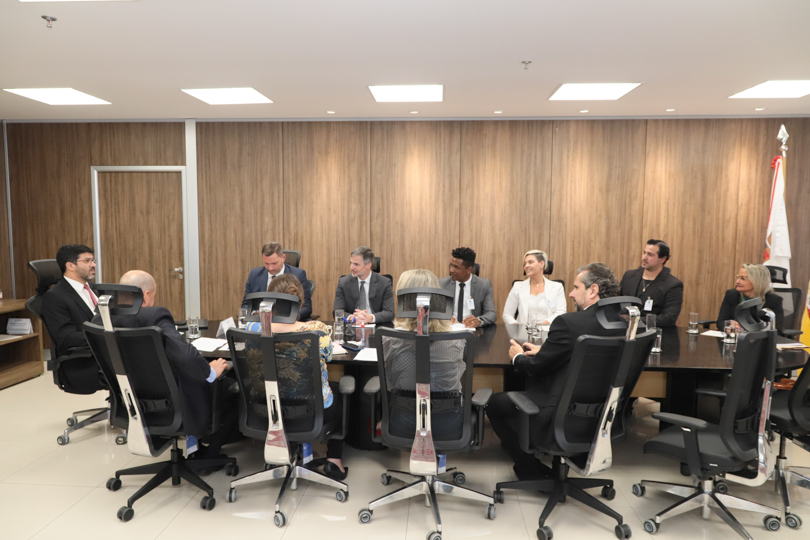 Reunião realizada no Salão Nobre