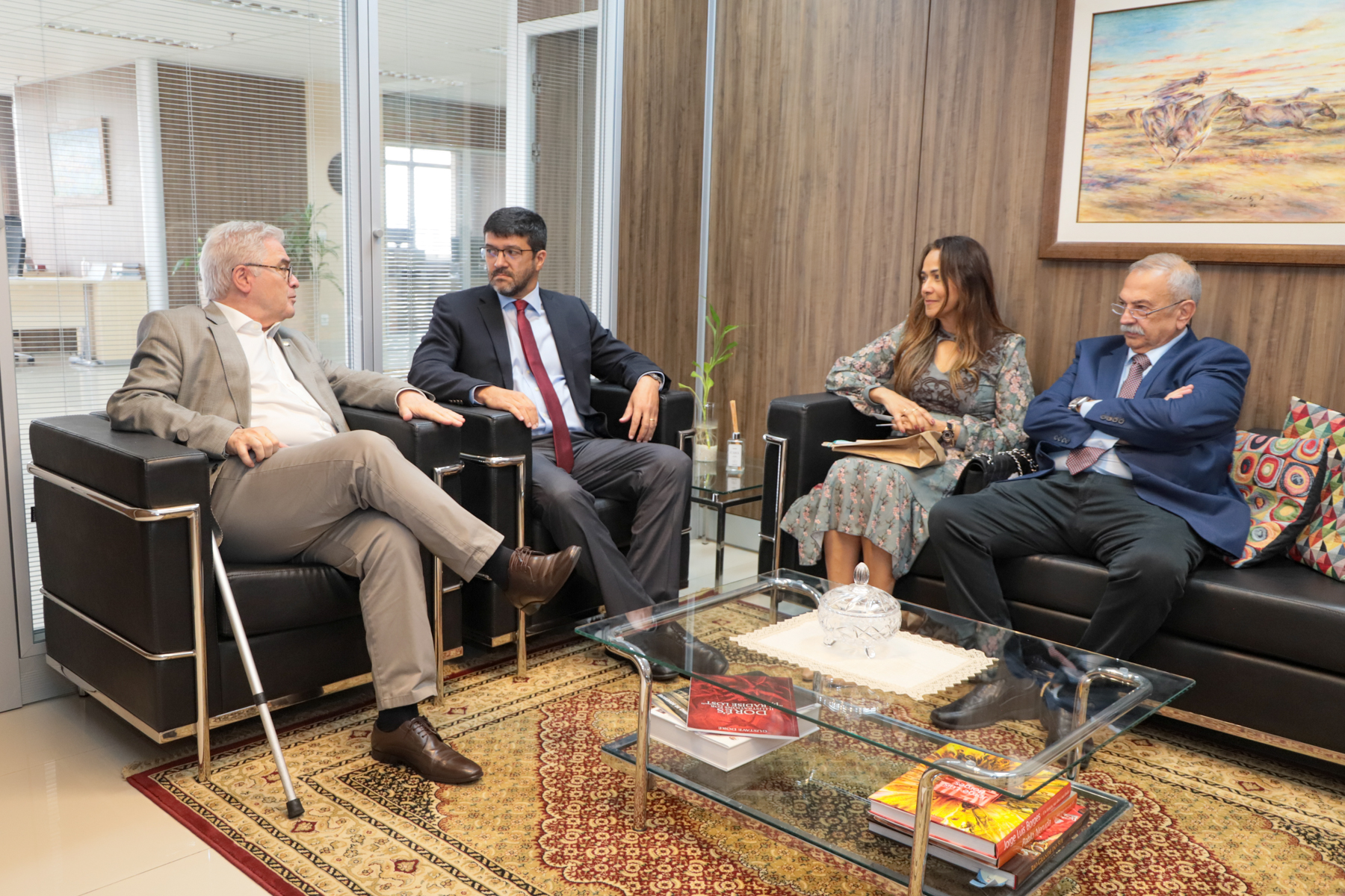 Dr. Fernandes, Des. Rossal, Dra. Rosylane e Dr. Montes