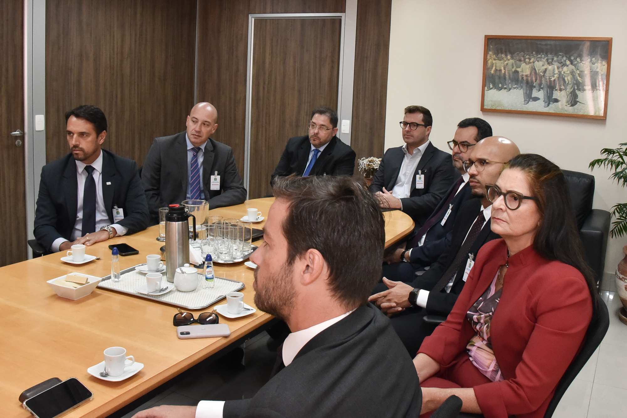 Participantes da reunião