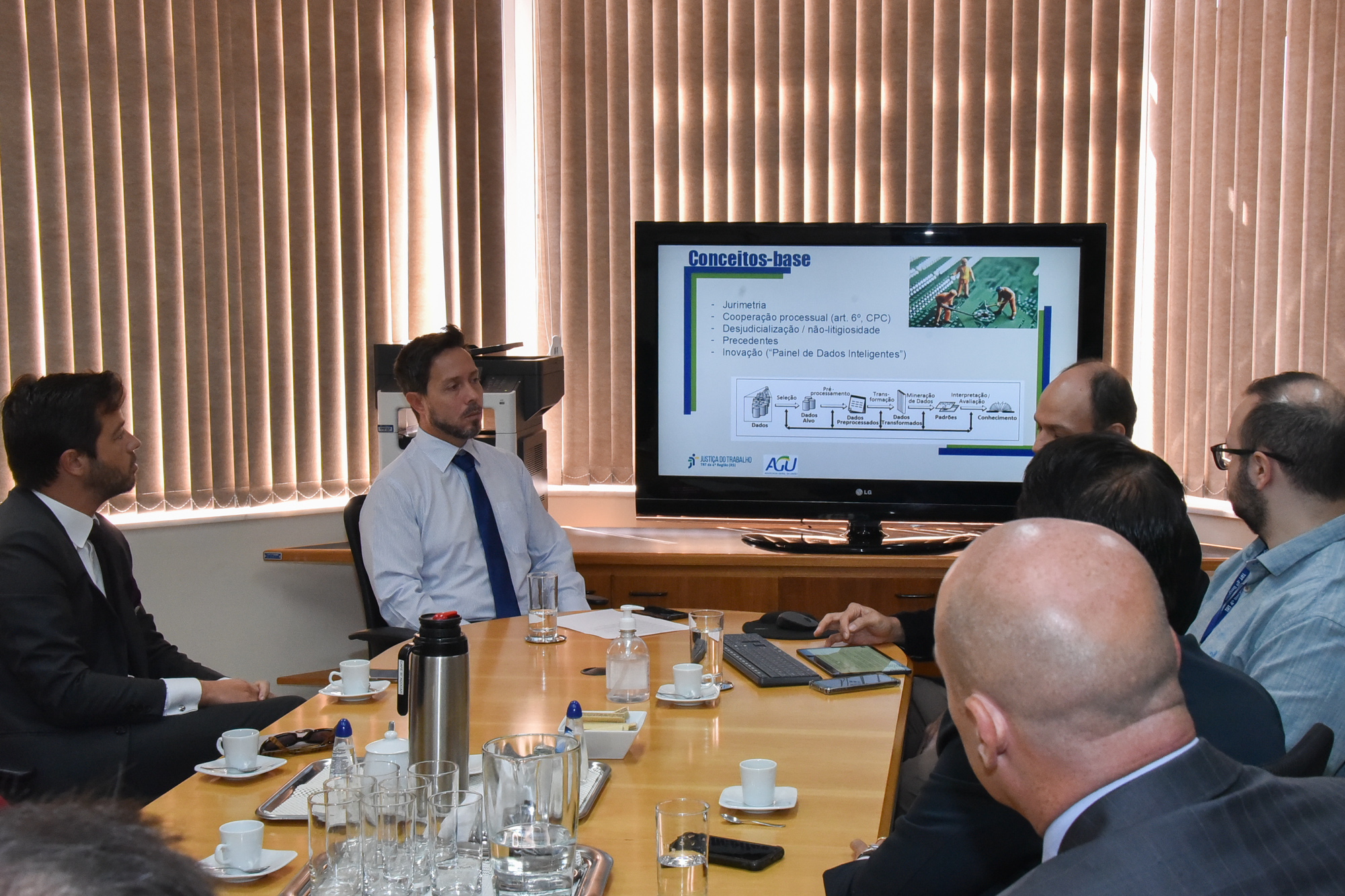 Participantes da reunião