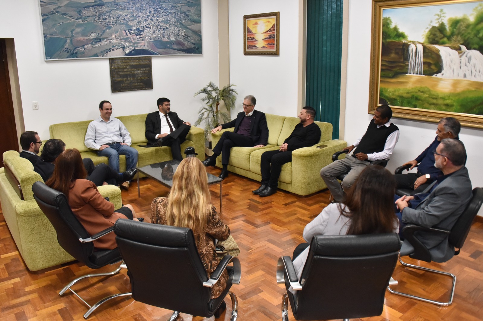 visita à prefeitura municipal